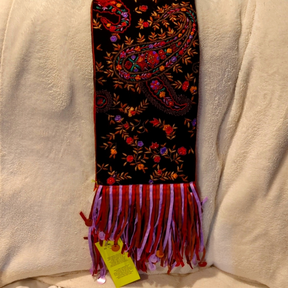 Etro Milano Mixed Pattern Scarf
